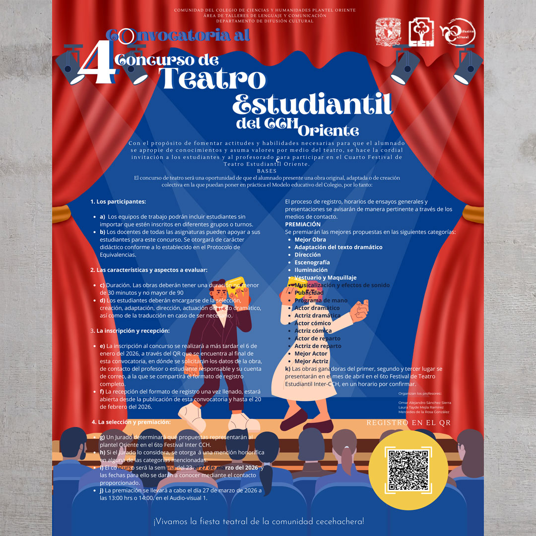 4to Concurso Teatro hasta el 6 de enero